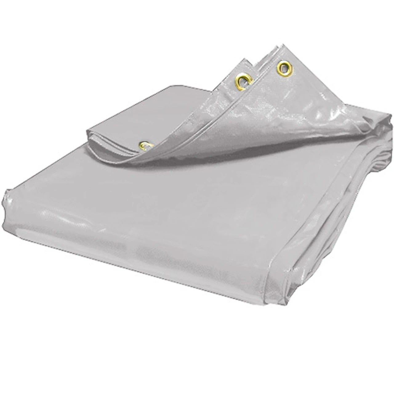 12' X 16' White Vinyl Tarp (Actual Size 11'6" X 15'6") 1 12' X 16' White Vinyl Tarp (Actual Size 11'6" X 15'6")