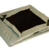 20' X 20' Silver/Black Medium Duty Tarp (Actual Size 19'6"x19'6")