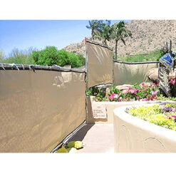 06' X 50' Tan Fence Screen Mesh Tarp