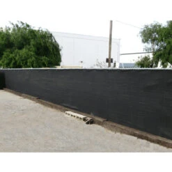 06' X 50' Black Fence Screen Mesh Tarp