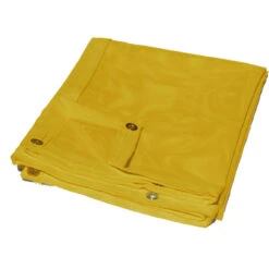 10' X 16' Yellow Vinyl Mesh Tarp 10 OZ