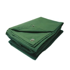 09' X 12' Green Canvas Tarp