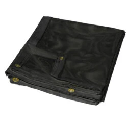 20' X 30' Black Vinyl Mesh Tarp 10 OZ